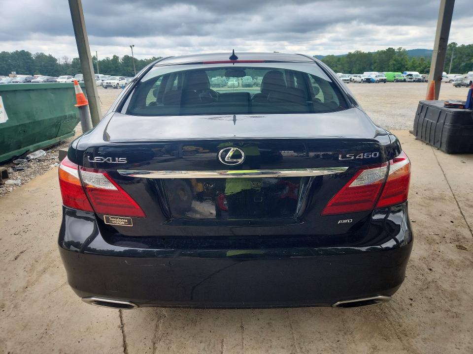 2010 Lexus Ls 460 VIN JTHCL5EF6A5005771 COPART salvage auction — MINOR DENT/SCRATCHES, AL - CERTIFICATE OF TITLE (P), sold $3,350 on 2026-07-28 (photo 6)