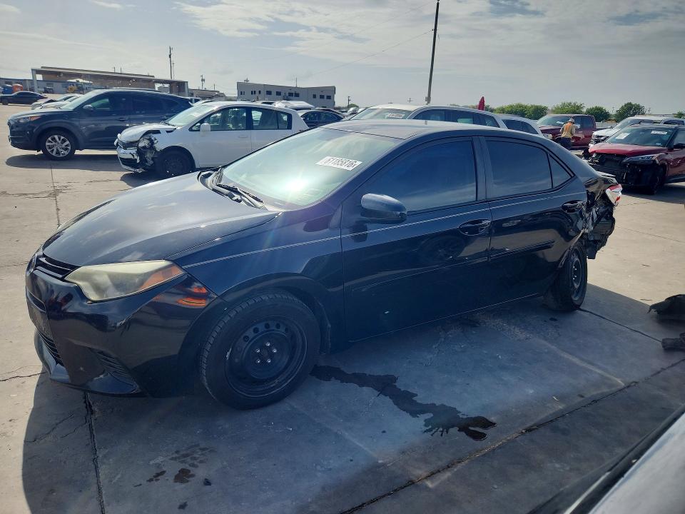 2016 Toyota Corolla VIN 5YFBURHE5GP469795 COPART salvage auction — REAR END, Tx - Certificate Of Title, sold $1,450 on 2026-07-30 (photo 1)