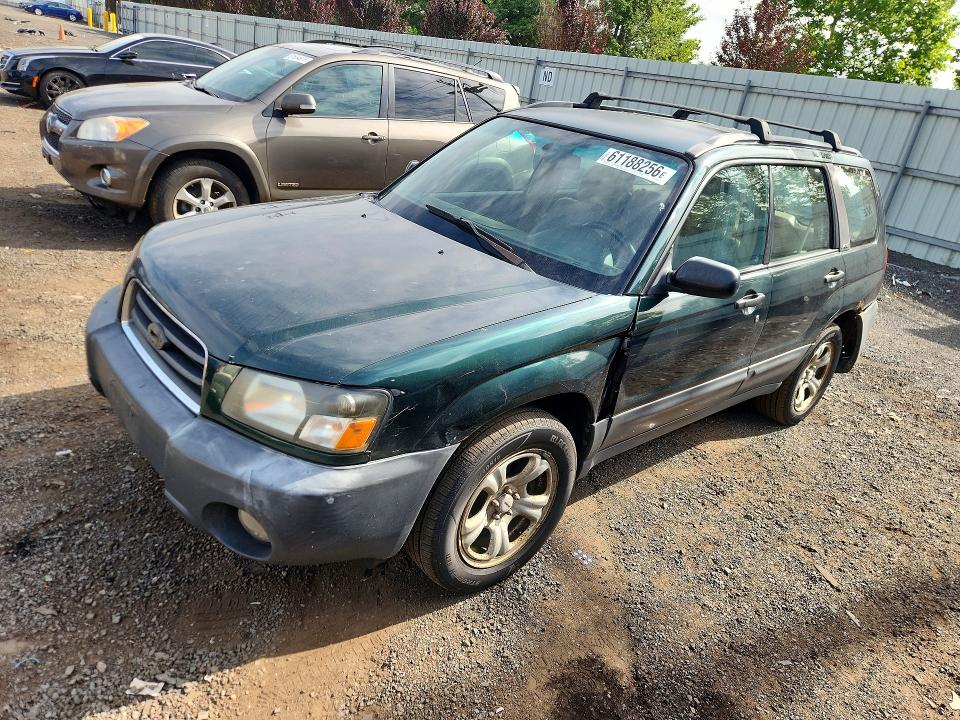 2003 Subaru Forester VIN JF1SG63673H734007 COPART salvage auction — SIDE, Ct - Bill Of Sale-Salvage, sold $450 on 2026-07-24 (photo 1)