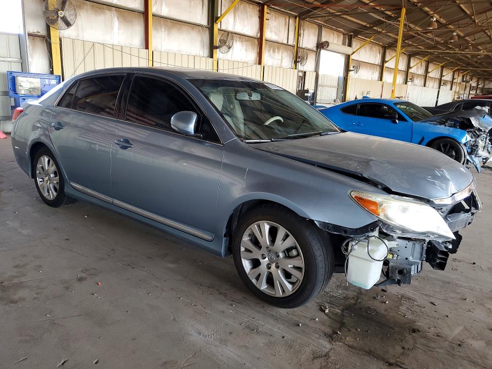 2011 Toyota Avalon VIN 4T1BK3DBXBU384795 COPART salvage auction — FRONT END, Az - Certificate Of Title, sold $450 on 2026-07-27 (photo 4)