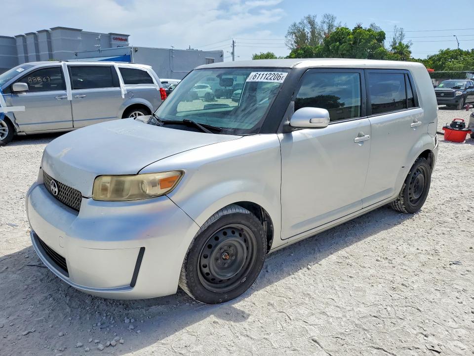 2008 Toyota Scion VIN JTLKE50E081019385 COPART salvage auction — REAR END, FL - CERT OF TTL-REBUILT&SLVG RBLD, sold $400 on 2026-07-31 (photo 1)
