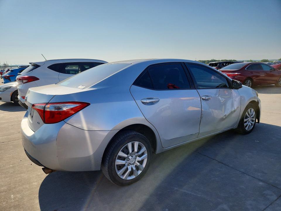 2014 Toyota Corolla VIN 5YFBURHE8EP010905 COPART salvage auction — SIDE, TX - CERTIFICATE OF TITLE (P), sold $2,100 on 2026-07-27 (photo 3)
