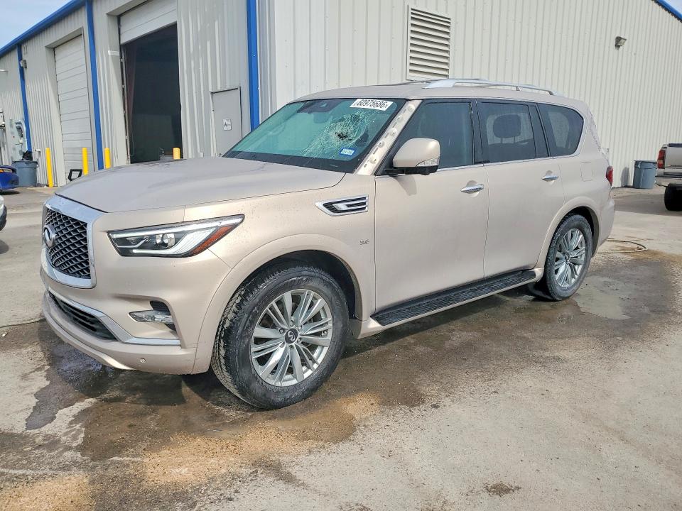 2019 Infiniti Qx80 VIN JN8AZ2NF0K9683792 COPART salvage auction — FRONT END, TX - CERTIFICATE OF TITLE, sold $6,900 on 2026-07-29 (photo 1)