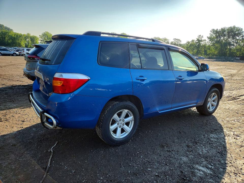 2008 Toyota Highlander VIN JTEES41A282072957 COPART salvage auction — MECHANICAL, NY - CERTIFICATE OF TITLE, sold $1,175 on 2026-07-21 (photo 3)
