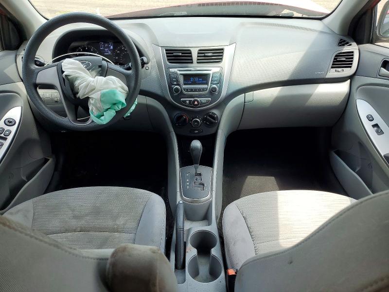 2017 Hyundai Accent VIN KMHCT4AE3HU291552 COPART salvage auction — FRONT END, Ny - Mv-907A Salvage Certificate, sold $325 on 2026-07-23 (photo 8)