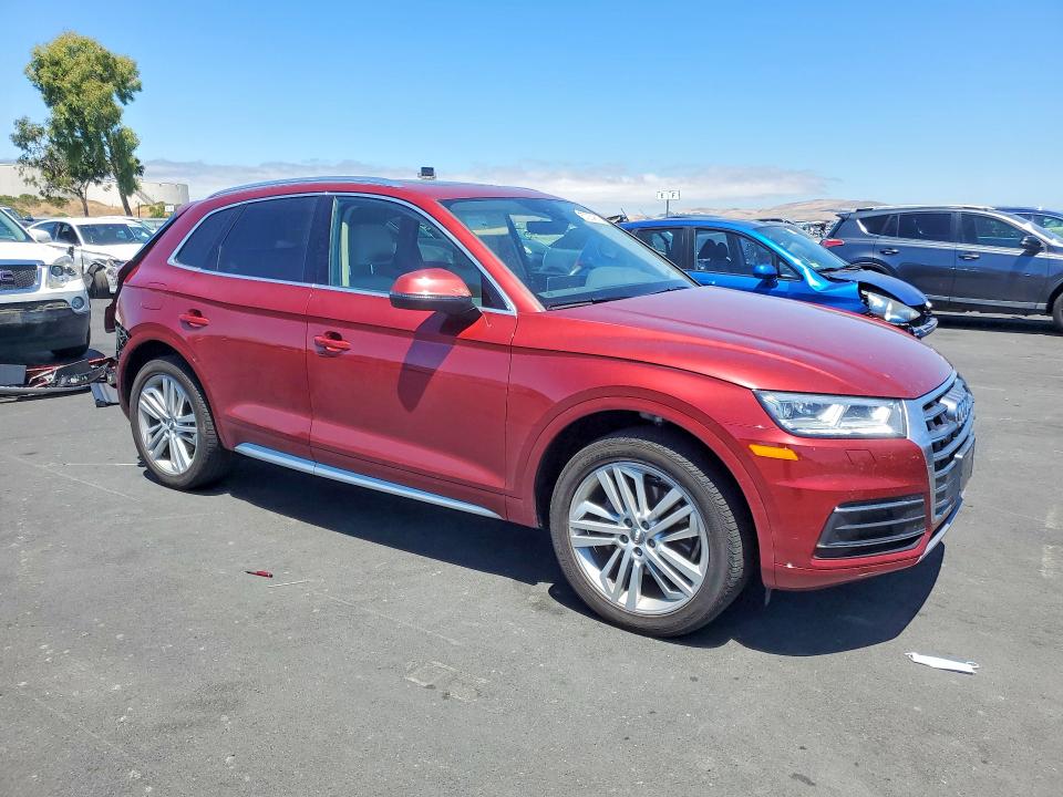 2018 Audi VIN WA1BNAFY4J2165224 COPART salvage auction — REAR END, Ca - Salvage Certificate, sold $10,600 on 2026-07-15 (photo 4)