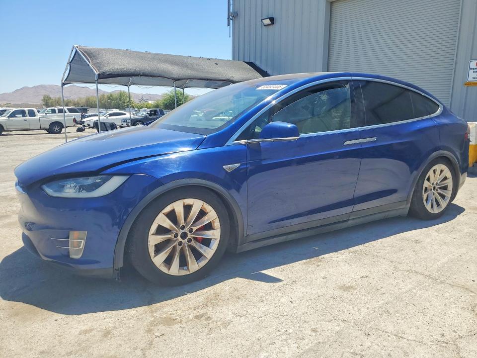 2016 Tesla Model x VIN 5YJXCBE4XGF006994 COPART salvage auction — FRONT END, Ca - Certificate Of Title (P), sold $13,500 on 2026-07-23 (photo 1)