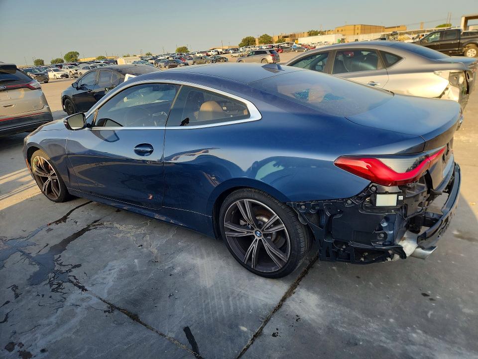 2024 BMW 4er VIN WBA53AP0XRCN07456 COPART salvage auction — SIDE, TX - SALVAGE VEHICLE TITLE (P), sold $13,900 on 2026-08-20 (photo 2)