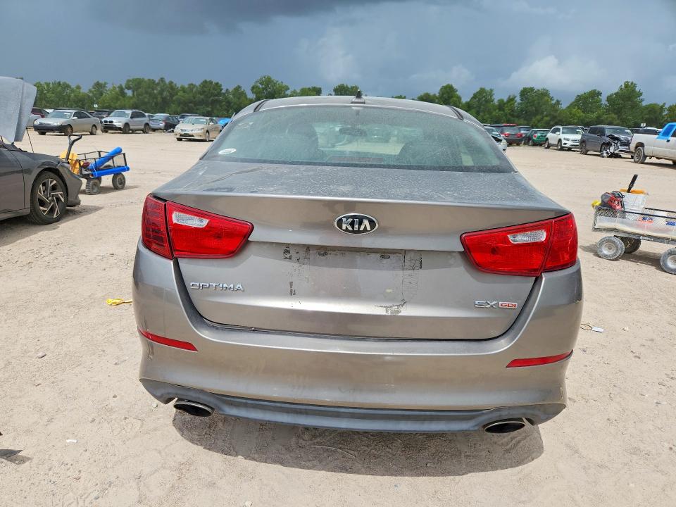 2015 Kia Optima VIN 5XXGN4A74FG510958 COPART salvage auction — FRONT END, Tx - Bonded Rebuilt Salvage, sold $550 on 2026-07-17 (photo 6)