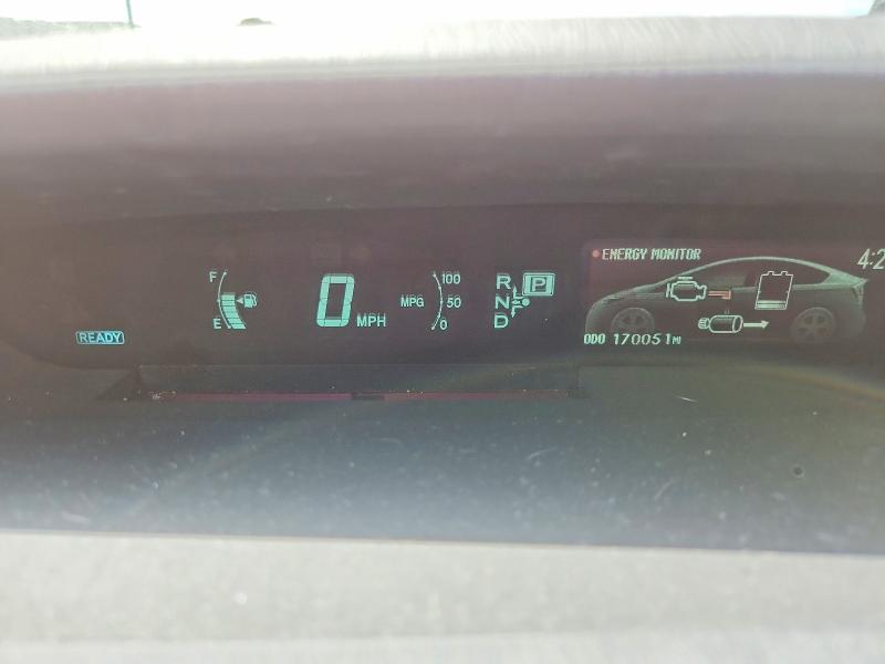 2012 Toyota Prius VIN JTDKN3DU6C5422063 COPART salvage auction — FRONT END, Ga - Cert Of Title-Salvage, sold $2,200 on 2026-07-27 (photo 9)