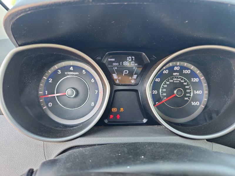 2013 Hyundai Elantra VIN KMHDH4AEXDU973151 COPART salvage auction — VANDALISM, Oh - Cert Of Title-Salvage, sold $1,150 on 2026-07-24 (photo 9)