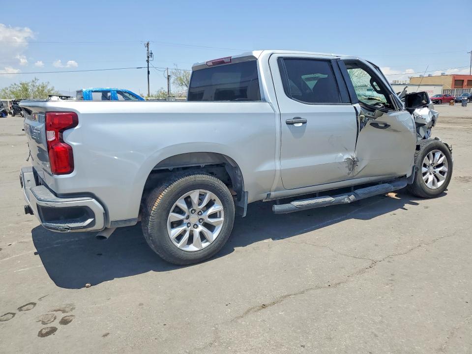 2021 Chevrolet Silverado VIN 1GCPWBEK2MZ343977 COPART salvage auction — FRONT END, Tx - Salvage Vehicle Title, sold $1,850 on 2026-07-31 (photo 3)