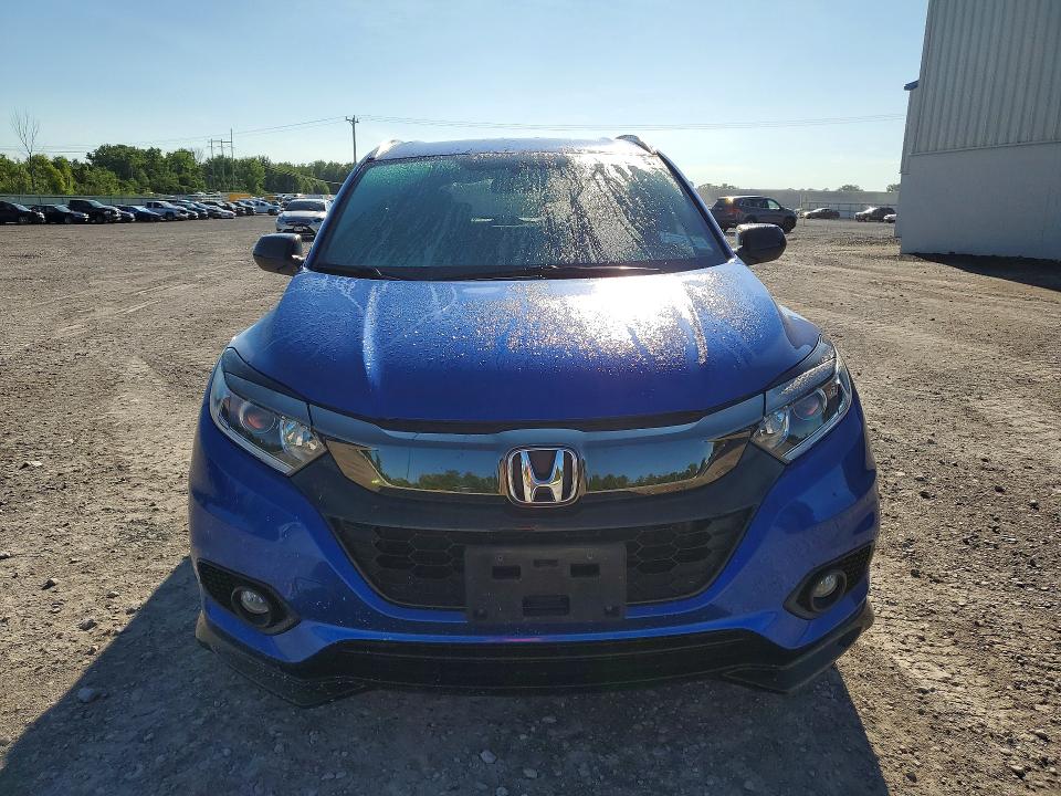 2022 Honda Hr-v VIN 3CZRU6H1XNM743582 COPART salvage auction — REAR END, Ny - Mv-907A Salvage Certificate, sold $9,500 on 2026-07-27 (photo 5)