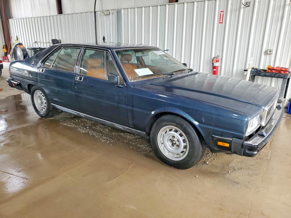 1984 Maserati Quattroporte VIN ZAMBC110XEA305054 COPART salvage auction — MINOR DENT/SCRATCHES, Pa - Cert Of Title (P), sold $3,150 on 2026-07-29 (photo 4)