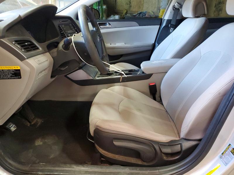 2017 Hyundai Sonata VIN 5NPE24AF4HH473344 COPART salvage auction — FRONT END, Ca - Certificate Of Title, sold $100 on 2026-07-28 (photo 7)