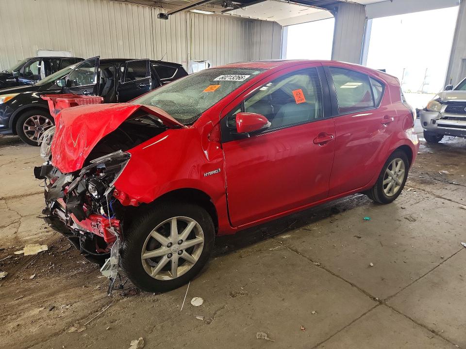 2016 Toyota Prius c VIN JTDKDTB39G1131955 COPART salvage auction — FRONT END, Wi - Junked Vehicle Bill Of Sale, sold $400 on 2026-07-20 (photo 1)