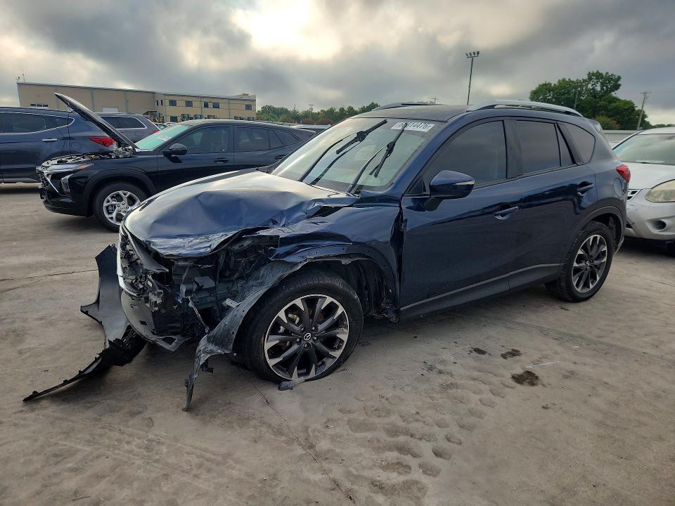 2016 Mazda Cx-5 VIN JM3KE4DY2G0871873 COPART salvage auction — FRONT END, Tx - Salvage Vehicle Title, sold $2,150 on 2026-07-23 (photo 1)