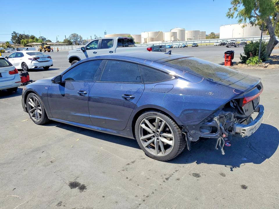 2021 Audi A7 VIN WAUVPBF24MN030954 COPART salvage auction — REAR END, CA - SALVAGE CERTIFICATE, sold $5,400 on 2026-07-29 (photo 2)