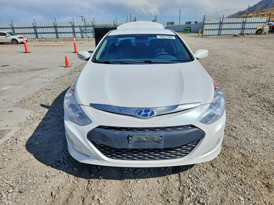 2014 Hyundai Sonata VIN KMHEC4A44EA115171 COPART salvage auction — REAR END, UT - FLOOD/SALVAGE CERT. OF TITLE (P), sold $350 on 2026-07-13 (photo 5)