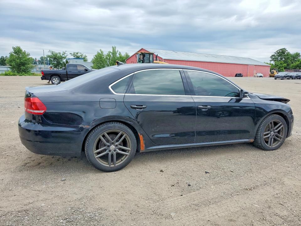 2015 Volkswagen Passat VIN 1VWBS7A34FC024729 COPART salvage auction — FRONT END, ON - PERMIT NO BRAND - UNFIT, sold $350 on 2026-07-28 (photo 3)