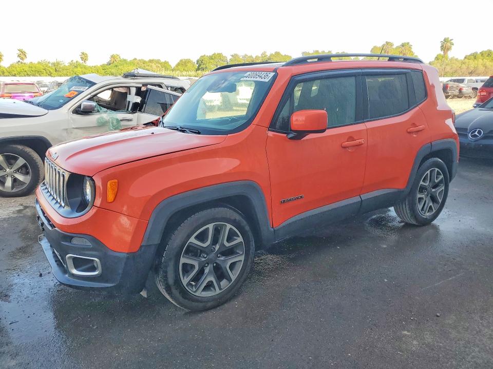 2016 Jeep Renegade VIN ZACCJABT6GPE18316 COPART salvage auction — MINOR DENT/SCRATCHES, Tx - Cert Of Title-Rebuilt Salvage, sold $2,450 on 2026-07-29 (photo 1)