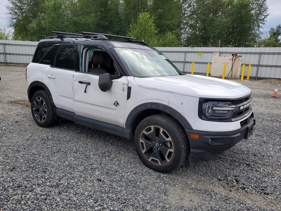2022 Ford Bronco sport VIN 3FMCR9C60NRD34202 COPART salvage auction — SIDE, WA - BILL OF SALE, sold $7,000 on 2026-07-27 (photo 4)