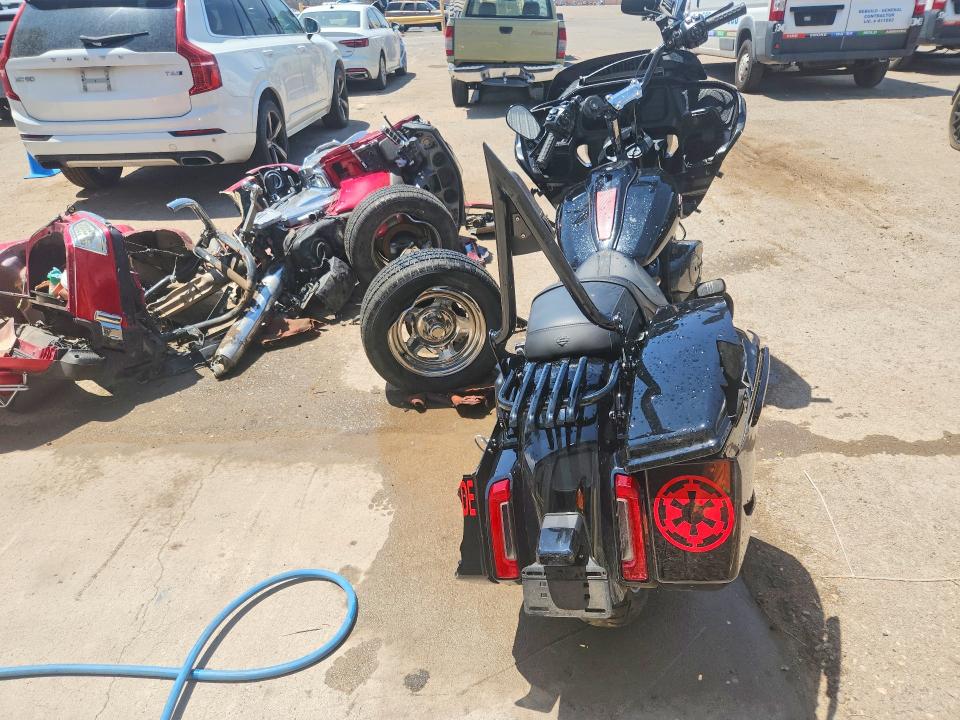 2025 Harley-davidson Fl VIN 1HD1KH711SB644690 COPART salvage auction — ROLLOVER, Nm - Cert Of Title-Salvage, sold $9,000 on 2026-09-24 (photo 4)