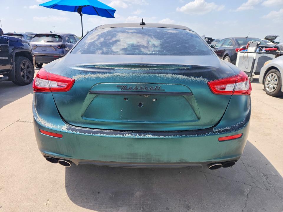 2016 Maserati Ghibli VIN ZAM57XSAXG1172116 COPART salvage auction — FRONT END, TX - CERTIFICATE OF TITLE (P), sold $4,750 on 2026-08-03 (photo 6)