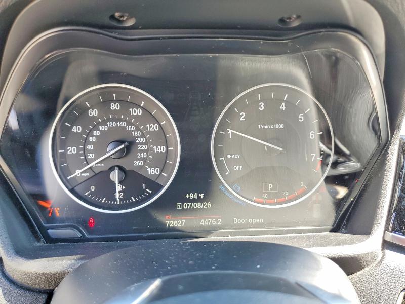2016 BMW X1 VIN WBXHT3C38G5E51262 COPART salvage auction — WATER/FLOOD, Ga - Cert Of Title-Flood Salvage, sold $4,600 on 2026-07-27 (photo 9)