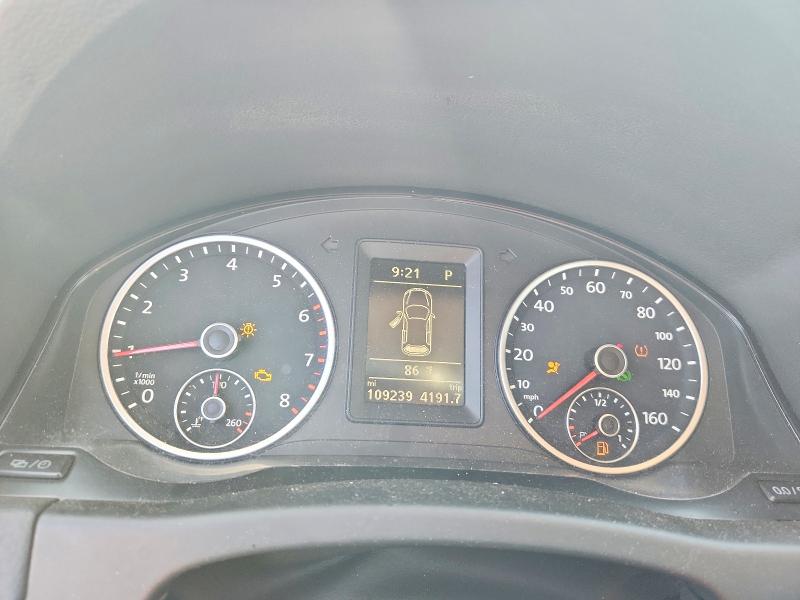 2013 Volkswagen Tiguan VIN WVGAV7AX8DW553973 COPART salvage auction — REAR END, Ga - Cert Of Title-Salvage, sold $750 on 2026-08-03 (photo 8)
