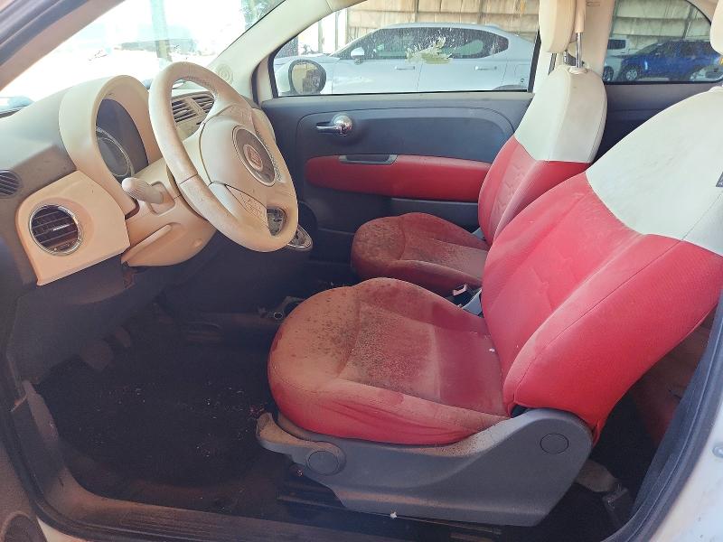 2012 Fiat 500 VIN 3C3CFFAR3CT343649 COPART salvage auction — NORMAL WEAR, AZ - CERTIFICATE OF TITLE, sold $475 on 2026-07-29 (photo 7)
