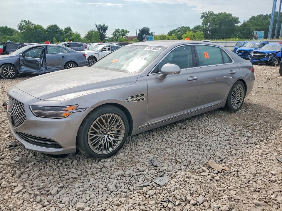 2021 Genesis G90 VIN KMTF34PA8MU090568 — COPART salvage auction photo