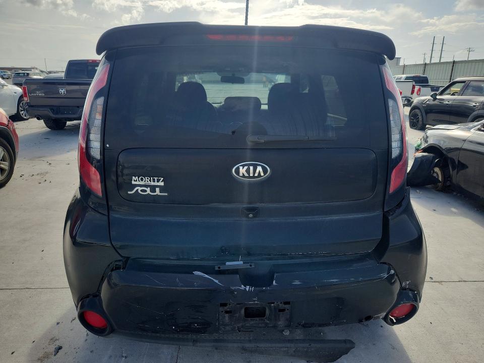 2016 Kia Soul VIN KNDJP3A52G7395070 COPART salvage auction — REAR END, Tx - Salvage Vehicle Title, sold $2,700 on 2026-07-31 (photo 6)