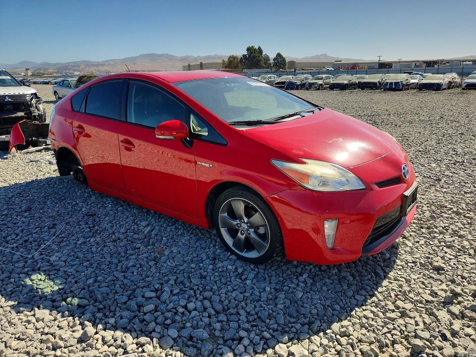 2015 Toyota Prius VIN JTDKN3DU6F0415132 COPART salvage auction — REAR END, Ca - Salvage Certificate, sold $1,150 on 2026-07-30 (photo 4)