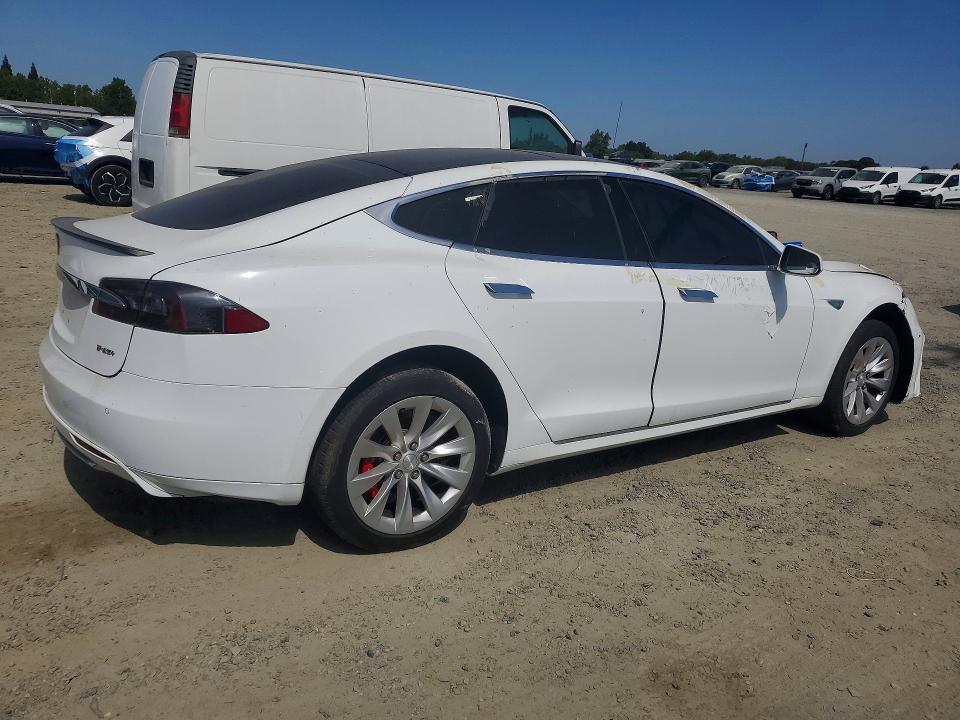 2014 Tesla Model s VIN 5YJSA1H17EFP37763 COPART salvage auction — FRONT END, CA - SALVAGE CERTIFICATE, sold $2,100 on 2026-07-27 (photo 3)