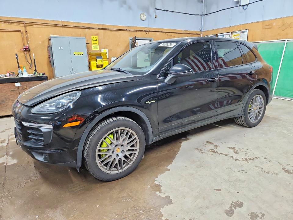 2016 Porsche Cayenne VIN WP1AE2A21GLA62466 COPART salvage auction — WATER/FLOOD, MI - CERT OF TITLE-FLOOD VEHICLE, sold $7,600 on 2026-08-12 (photo 1)