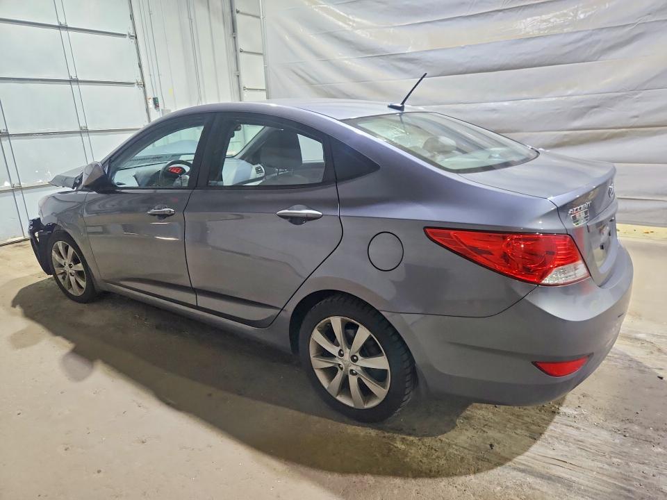 2013 Hyundai Accent VIN KMHCU4AEXDU468914 COPART salvage auction — FRONT END, Ma - Cert Of Title-Reconstrctd Coll, sold $90 on 2026-07-28 (photo 2)