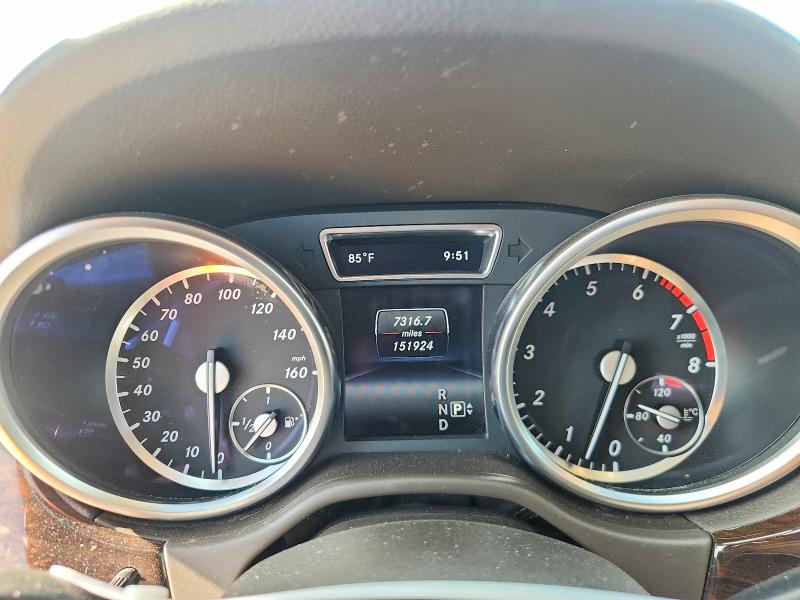 2014 Mercedes-benz M-klasse VIN 4JGDA5JB4EA411782 COPART salvage auction — REAR END, Tx - Salvage Vehicle Title, sold $4,300 on 2026-08-03 (photo 9)