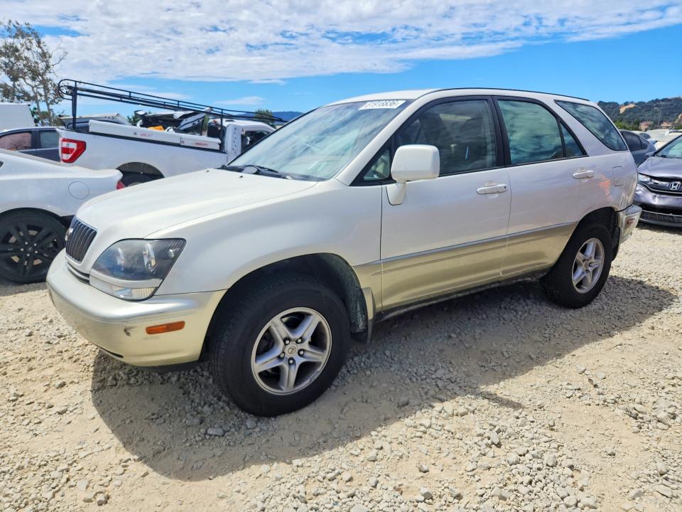 1999 Lexus Rx VIN JT6HF10U0X0028845 COPART salvage auction — REAR END, Ca - Salvage Certificate, sold $700 on 2026-07-30 (photo 1)