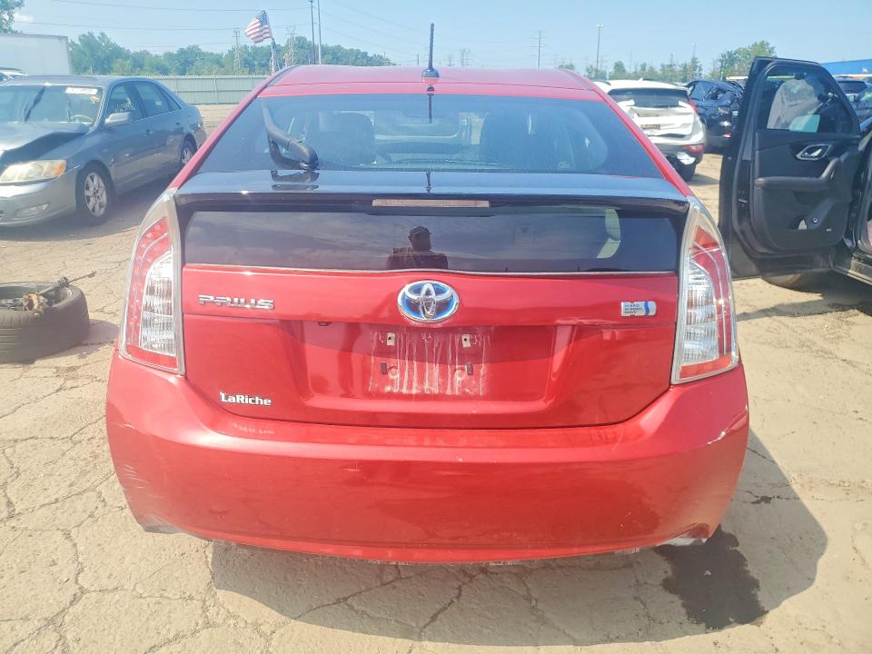 2013 Toyota Prius VIN JTDKN3DU9D0343646 COPART salvage auction — FRONT END, MI - CERTIFICATE OF TITLE, sold $3,150 on 2026-07-24 (photo 6)