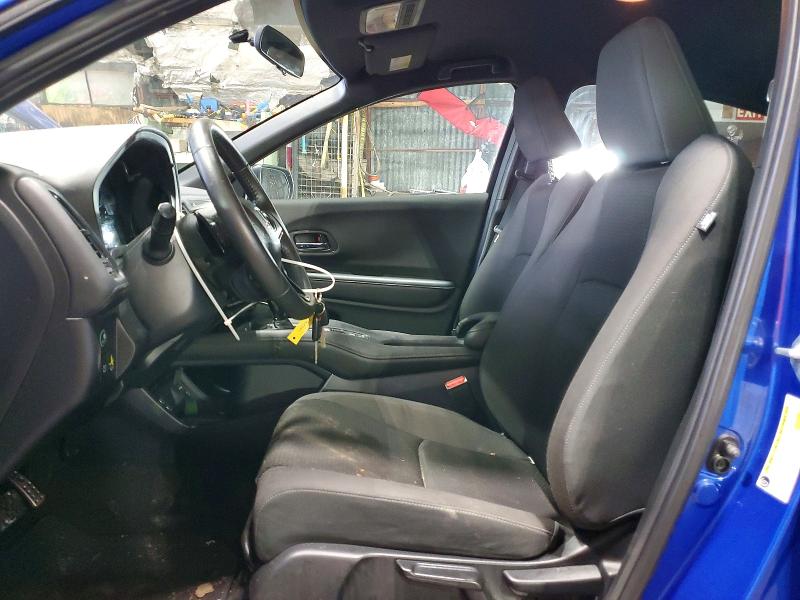 2021 Honda Hr-v VIN 3CZRU6H17MM727113 COPART salvage auction — FRONT END, Ny - Mv-907A Salvage Certificate, sold $7,100 on 2026-08-19 (photo 7)