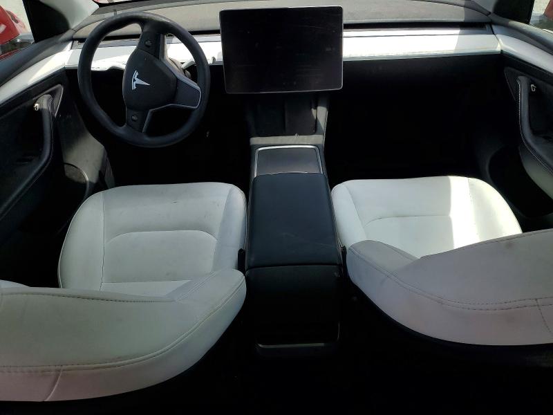 2023 Tesla Model y VIN 7SAYGDEE7PF601611 COPART salvage auction — FRONT END, Ca - Salvage Certificate, sold $8,900 on 2026-07-31 (photo 8)