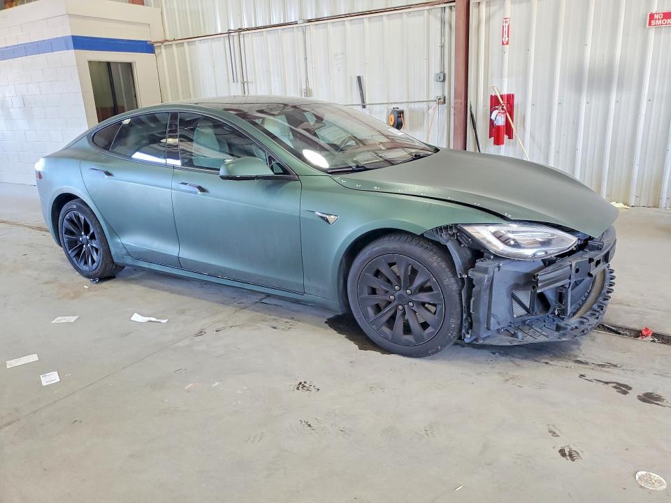 2018 Tesla Model s VIN 5YJSA1E29JF243816 COPART salvage auction — FRONT END, VA - CERT OF TITLE - SALVAGE, sold $225 on 2026-07-31 (photo 4)