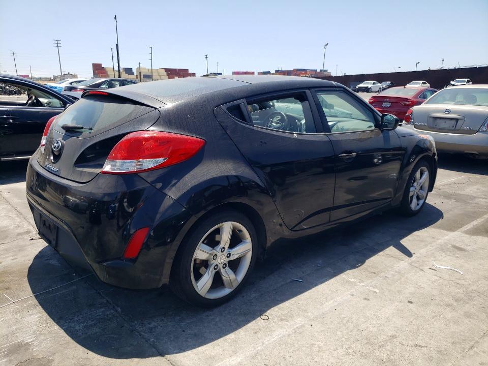 2013 Hyundai Veloster VIN KMHTC6AD6DU140461 COPART salvage auction — FRONT END, Ca - Dis/Dlr/Exp Only Clean Title, sold $1,050 on 2026-07-08 (photo 3)