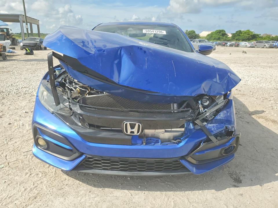 2020 Honda VIN SHHFK7H87LU222160 COPART salvage auction — REAR END, FL - CERT OF TITLE SLVG REBUILDABLE, sold $30 on 2026-07-28 (photo 5)