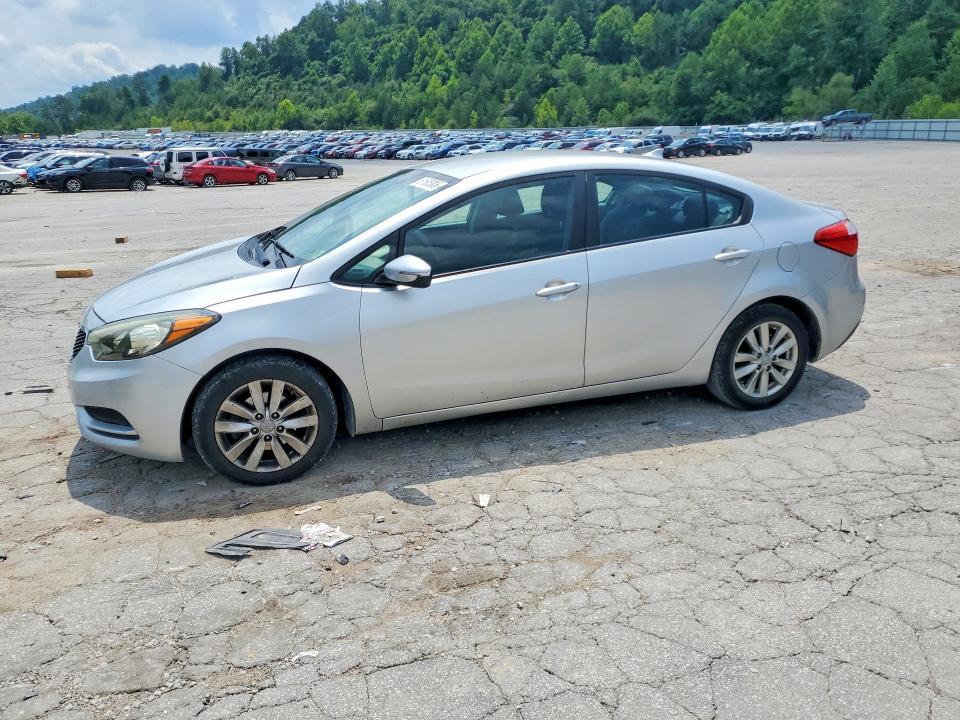 2014 Kia Forte VIN KNAFX4A67E5236457 COPART salvage auction — REAR END, Wv - Salvage Certificate, sold $375 on 2026-07-30 (photo 1)