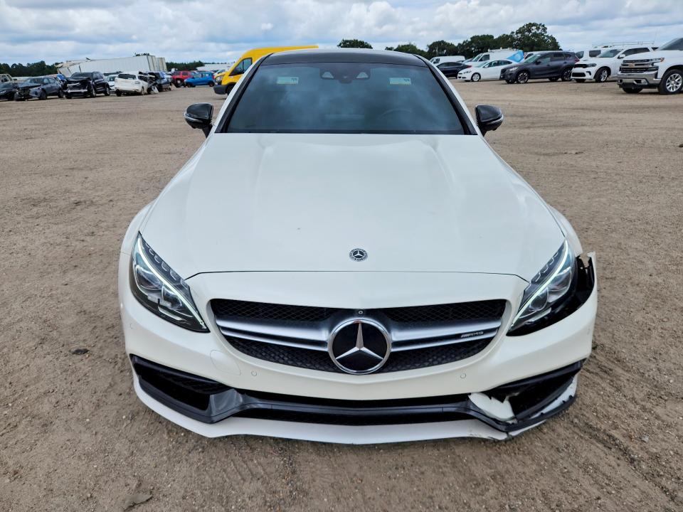 2018 Mercedes-benz C-klasse amg VIN WDDWJ8GB4JF714974 COPART salvage auction — FRONT END, Fl - Cert Of Title Slvg Rebuildable, sold $19,800 on 2026-08-20 (photo 5)