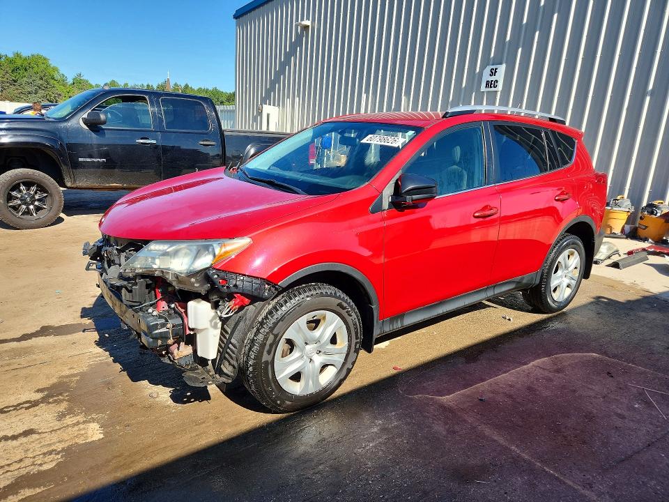 2015 Toyota Rav 4 VIN JTMBFREV7FD170437 COPART salvage auction — FRONT END, Wi - Certificate Of Title, sold $3,050 on 2026-07-27 (photo 1)