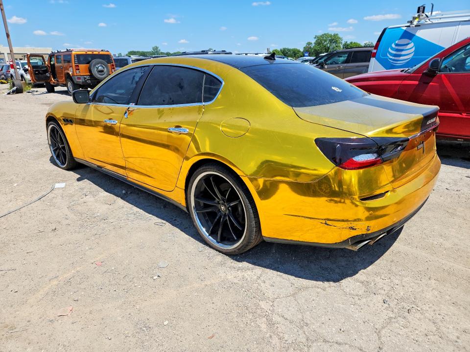 2014 Maserati Quattroporte VIN ZAM56RRA4E1106467 COPART salvage auction — NORMAL WEAR, Salvage Title, sold $1,300 on 2026-08-07 (photo 2)