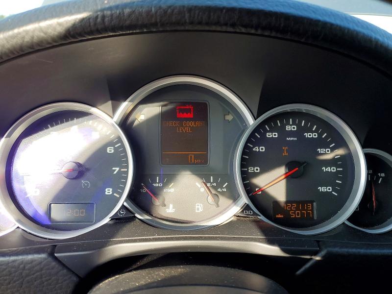 2005 Porsche Cayenne VIN WP1AB29P95LA64102 COPART salvage auction — MINOR DENT/SCRATCHES, MI - CERTIFICATE OF TITLE, sold $625 on 2026-07-31 (photo 9)
